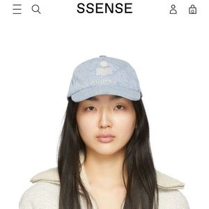 NWOT Isabel Marant Blue Denim Tyron hat women’s